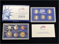 2005 United States Proof Set in Box with COA