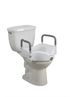 Drive Medical RTL12027RA 2-in-1 Raised Toilet Sea