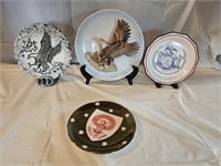4 American Bald Eagle Collector's Plates