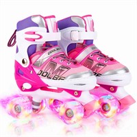 Sowume Adjustable Kids Roller Skates for Girls an
