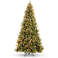 6ft Pre-Lit Pine Cone Artificial Christmas Tree w
