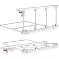 OasisSpace Folding Bed Rail for Elderly Adults, P