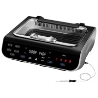 *FoodStation Smokeless Grill, Griddle & Air Fryer