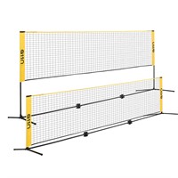 14ft Badminton Pickleball Net - Height Adjustable