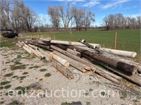 LOT OF USED HIGHLINE POLES