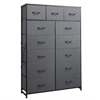 WLIVE Tall Dresser for Bedroom with 13 Drawers, S
