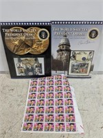 ELVIS STAMP COLLECTION, OBAMA COLLECTIBLES