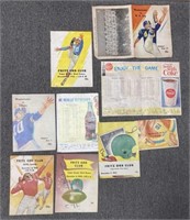 Vintage football booklets