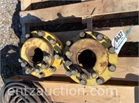 SET OF DUAL HUBS FOR JD 4440/4450