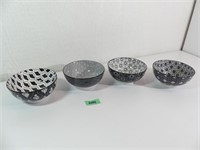 Qty of 4 Vancasso Ceramic Bowls