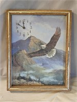 American Bald Eagle Wall Clock