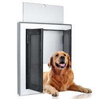 Large Dog Door with Double Opening Panels