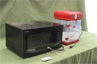 Pop Corn Maker,& Sharp Microwave