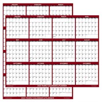 32" x 48" SwiftGlimpse 2024 Wall Calendar Erasable