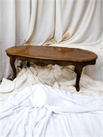 Vintage Victorian Oval Coffee Table
