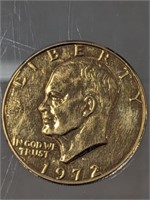 1972 GOLD TONE IKE DOLLAR