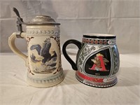 Bald Eagle and Anheuser Busch Collector's Steins