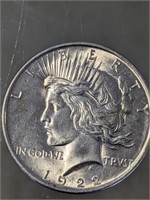 1922 SILVER PEACE DOLLAR