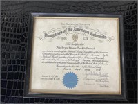 Vintage certificate 1970