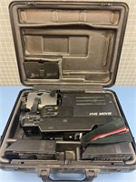 HITACHI VHS MOVIE CAMERA IN CASE