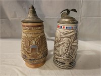 Bicentennial and Armed Forces Collector's Steins