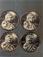 GROUP OF SACAJAWEA DOLLAR COINS