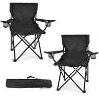 2 Pack Camping Chairs - Lightweight