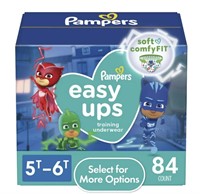 Pampers PJ Masks Training Pants, Size 5T/6T, 84 Ct