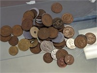 GROUP OF FOREIGN COINS