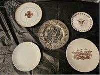 5 Bicentennial & Eagle Collector's Plates