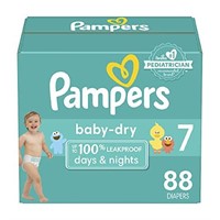 Pampers Baby Dry Diapers - Size 7, 88 Count