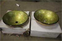 (2)Bowl Sinks Approx 16"