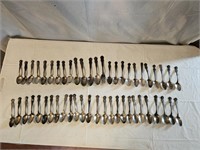 51 Souvenir Spoons and Fork