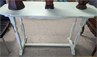 PAINTED/DISTRESSED FOYER TABLE