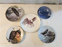 5 Bicentennial and Eagle Collector's Plates