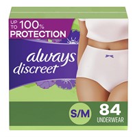 Always Discreet Adult Incontinence Underwear for W