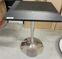 CHROME BASE CAFE TABLE