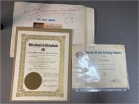 Vintage certificates