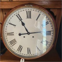 GLASS FRONT WALL CLOCK