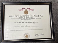 Framed Military Memorabilia