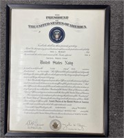 Framed Military Memorabilia