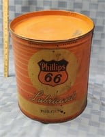 Vintage Phillips 66 Lubricants Philgun 25 lb can
