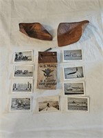 Vintage Military Cards and Leather Post Cards