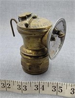 Brass carbide miner's lamp