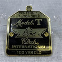 Centennial Automobile Model T club,  hundred years