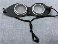 Vintage motorcycle goggles