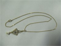 10K 14" CHAIN WITH CHARM