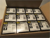 BOX OF 12 18W PHILIPS PL-T 35 4 PIN LIGHT BULBS