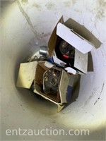 BUCKET OF NEW AND USED STARTER SOLENOIDS