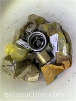 LOT OF CLEVIS AND BUSHINGS - 2 BUCKETS